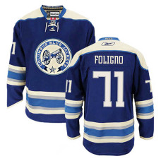 Columbus Blue Jackets Nick Foligno #71 Navy Blue Alternate Jersey