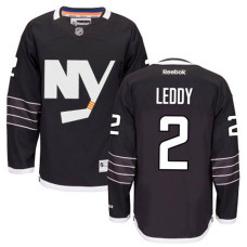 New York Islanders Nick Leddy #2 Black Alternate Jersey