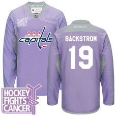 Nicklas Backstrom Washington Capitals #19 Purple Hockey Fights Cancer Jersey