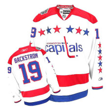 Washington Capitals Nicklas Backstrom #19 White Alternate Jersey