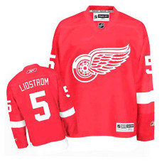 Detroit Red Wings Nicklas Lidstrom #5 Red Home Jersey