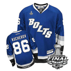 Tampa Bay Lightning Nikita Kucherov #86 Blue 2022 Stanley Cup Alternate Finals Jersey