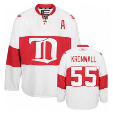 Detroit Red Wings Niklas Kronwall #55 White Alternate Jersey