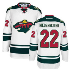 Minnesota Wild Nino Niederreiter #22 White Away Jersey