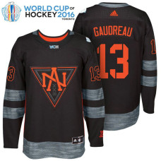 North America Team #13 Johnny Gaudreau 2016 World Cup of Hockey Black Jersey