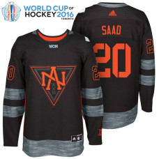 North America Team #20 Brandon Saad 2016 World Cup of Hockey Black Jersey