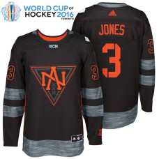 North America Team #3 Seth Jones 2016 World Cup of Hockey Black Jersey