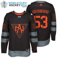 North America Team #53 Shayne Gostisbehere 2016 World Cup of Hockey Black Jersey