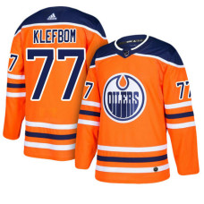 Edmonton Oilers #77 Oscar Klefbom Orange Home Jersey