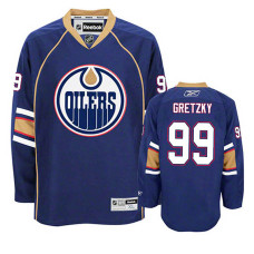 Women's Edmonton Oilers Wayne Gretzky #99 Navy Blue Alternate Jersey