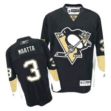 Pittsburgh Penguins Olli Maatta #3 Black Home Jersey