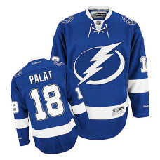 Tampa Bay Lightning Ondrej Palat #18 Blue Home Jersey 2022 Stanley Cup Finals Patch