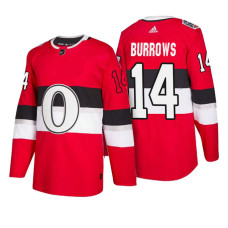 Ottawa Senators #14 Red NHL100 Classic Alexandre Burrows Jersey