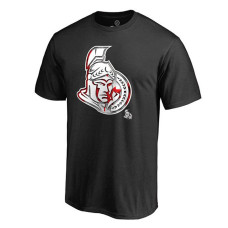 Ottawa Senators Black Banner Wave T-Shirt