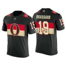 Ottawa Senators Black Derick Brassard #19 2018 Adidas New Season Shirsey T-shirt