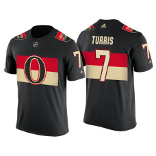 Ottawa Senators Black Kyle Turris #7 2018 Adidas New Season Shirsey T-shirt