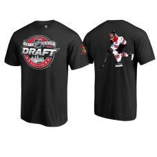 Ottawa Senators Shane Bowers Black 2017 Draft Player Pictorial T-shirt