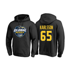 Ottawa Senators #65 Erik Karlsson Black 2017 Global Series Pullover Hoodie