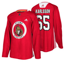 Ottawa Senators #65 Red New Season Practice Erik Karlsson Jersey