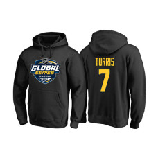 Ottawa Senators #7 Kyle Turris Black 2017 Global Series Pullover Hoodie