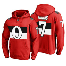 Ottawa Senators #7 Kyle Turris Red 100 Classic Pullover Hoodie