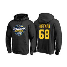 Ottawa Senators #68 Mike Hoffman Black 2017 Global Series Pullover Hoodie