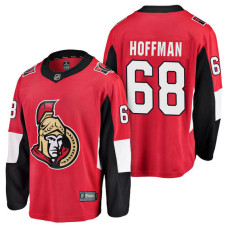 Ottawa Senators #68 Breakaway Player Mike Hoffman Jersey Red