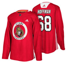 Ottawa Senators #68 Red New Season Practice Mike Hoffman Jersey