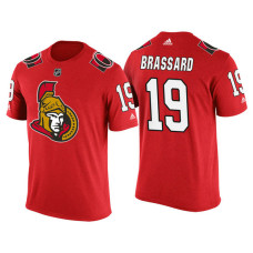 Ottawa Senators Red Derick Brassard #19 2018 Adidas New Season Shirsey T-shirt