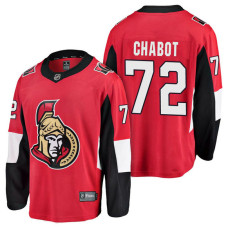 Ottawa Senators #72 Breakaway Player Thomas Chabot Jersey Red