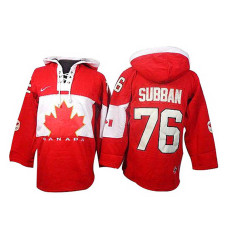 Canada Team P.K Subban #76 Red Premier Olympic Jersey