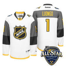 Florida Panthers Roberto Luongo #1 White 2016 All-Star Premier Jersey With 2023 Stanley Cup Patch