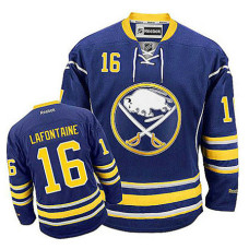 Buffalo Sabres Pat Lafontaine #16 Navy Blue Home Authentic Jersey