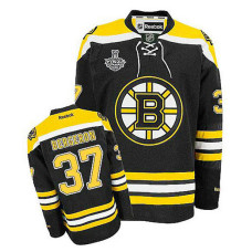 Boston Bruins Patrice Bergeron #37 Black 2013 Stanley Cup Home Jersey