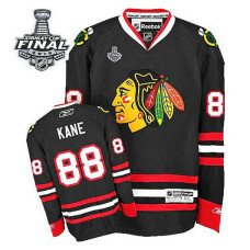 Youth Chicago Blackhawks Patrick Kane #88 Black 2015 Stanley Cup Alternate Jersey