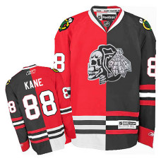 Chicago Blackhawks Patrick Kane #88 Red/Black Split Fashion Jersey