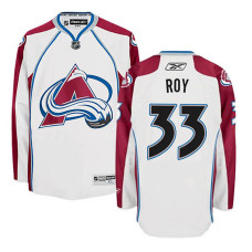 Youth Colorado Avalanche Patrick Roy #33 White Away Jersey