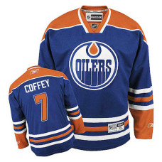 Edmonton Oilers Paul Coffey #7 Royal Blue Home Jersey