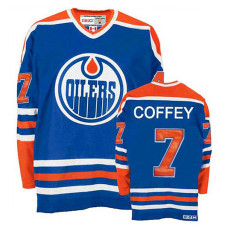 Edmonton Oilers Paul Coffey #7 Royal Blue Throwback Jersey