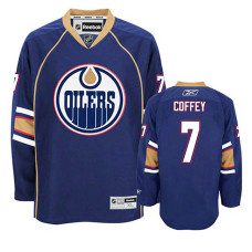 Edmonton Oilers Paul Coffey #7 Navy Blue Alternate Jersey