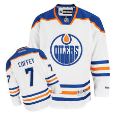 Edmonton Oilers Paul Coffey #7 White Away Jersey