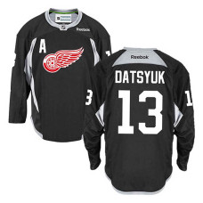 Detroit Red Wings Pavel Datsyuk #13 Black Practice Jersey