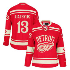 Women's Detroit Red Wings Pavel Datsyuk #13 Red 2014 Winter Classic Jersey