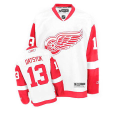 Women's Detroit Red Wings Pavel Datsyuk #13 White Away Jersey