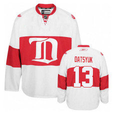 Women's Detroit Red Wings Pavel Datsyuk #13 White Alternate Jersey