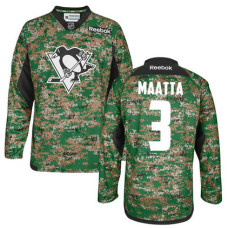 Pittsburgh Penguins Olli Maatta #3 Camo Veteran's Day Jersey