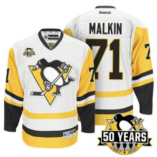 Pittsburgh Penguins Evgeni Malkin #71 White 2016-17 New Season Away Premier Jersey