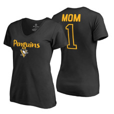 Pittsburgh Penguins 2018 Fanatics Mother's Day Number 1 Mom T-Shirt Black