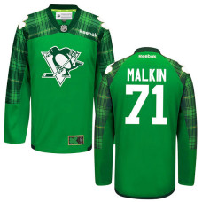 Pittsburgh Penguins Evgeni Malkin #71 Green St. Patrick's Day Jersey