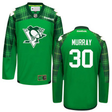 Pittsburgh Penguins Matt Murray #30 Green St. Patrick's Day Jersey